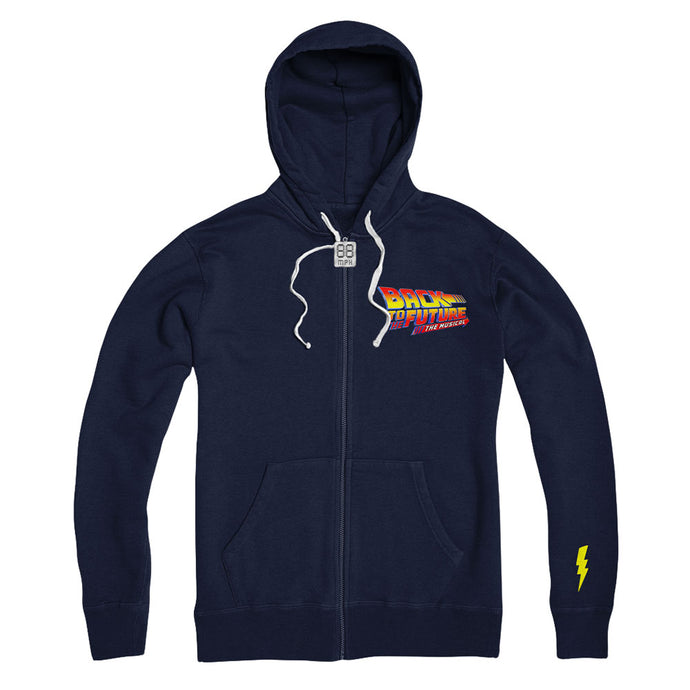 Back to the Future the Musical Don't Need Roads Zip Hoodie