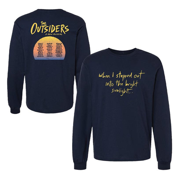 Outsiders Unisex Tour Long Sleeve – BroadwayWorld