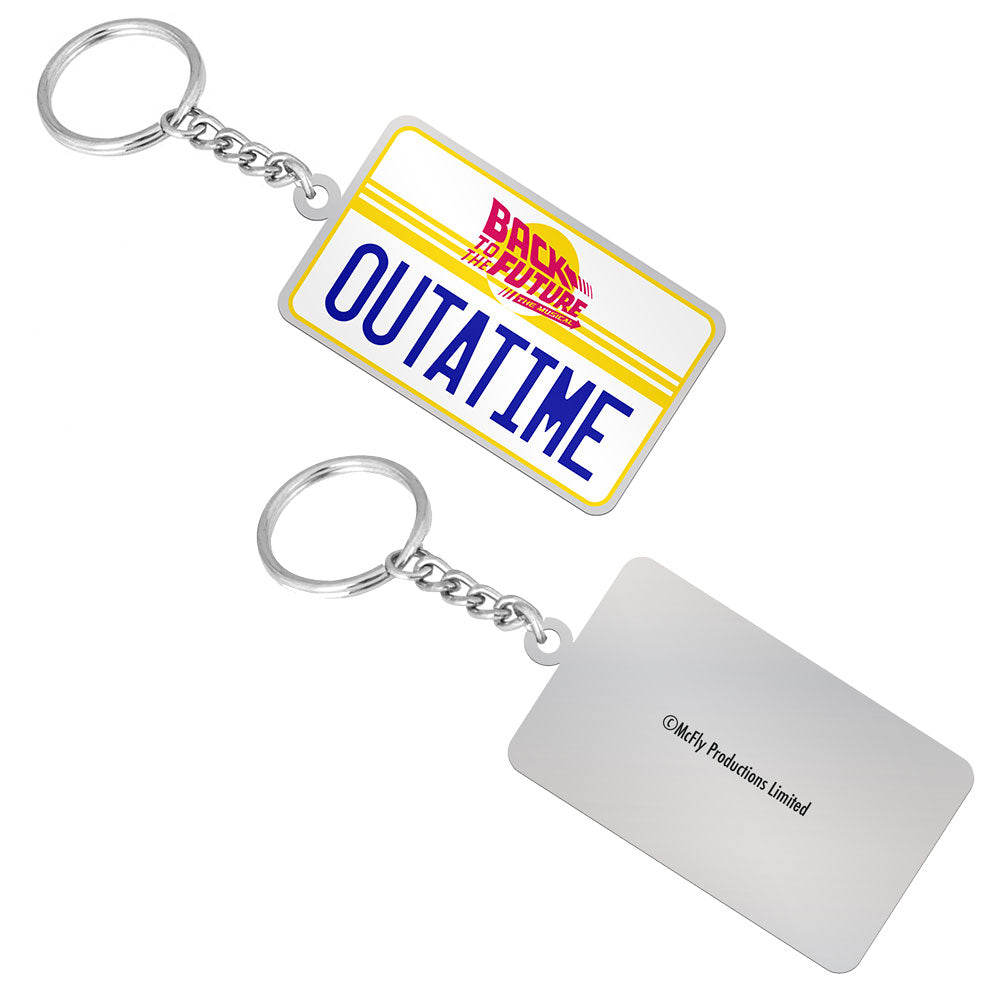 Back to the Future the Musical OUTATIME keychain - BroadwayWorld