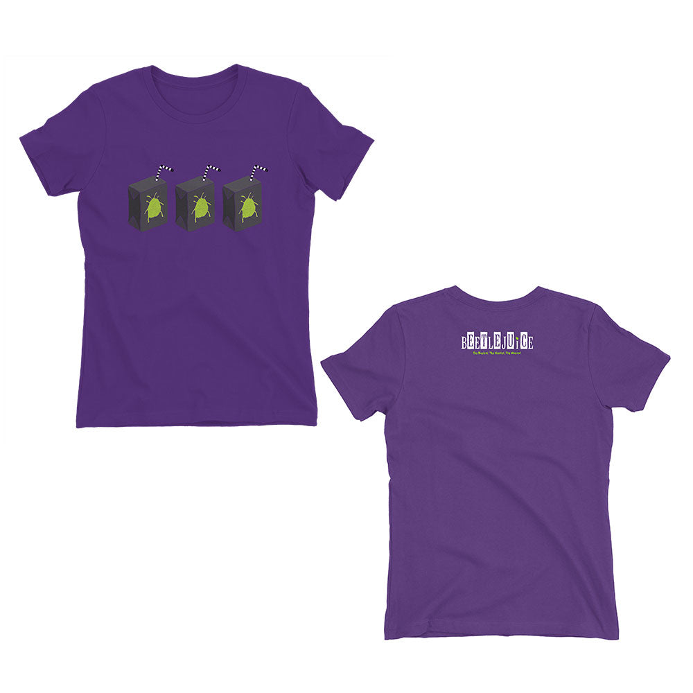 Beetlejuice Fitted Juice Box Tee – BroadwayWorld