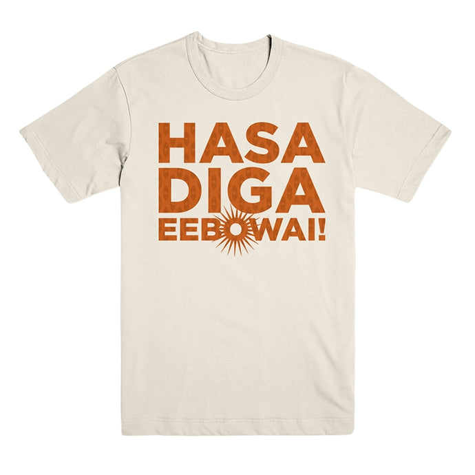 Book of Mormon Cream Hasa Diga Tee