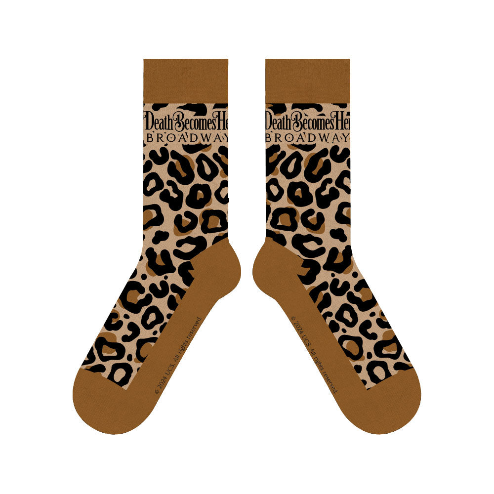 Death Becomes Her Leopard Logo Socks – BroadwayWorld