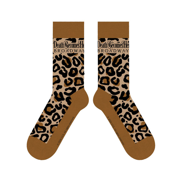 Death Becomes Her Leopard Logo Socks – BroadwayWorld