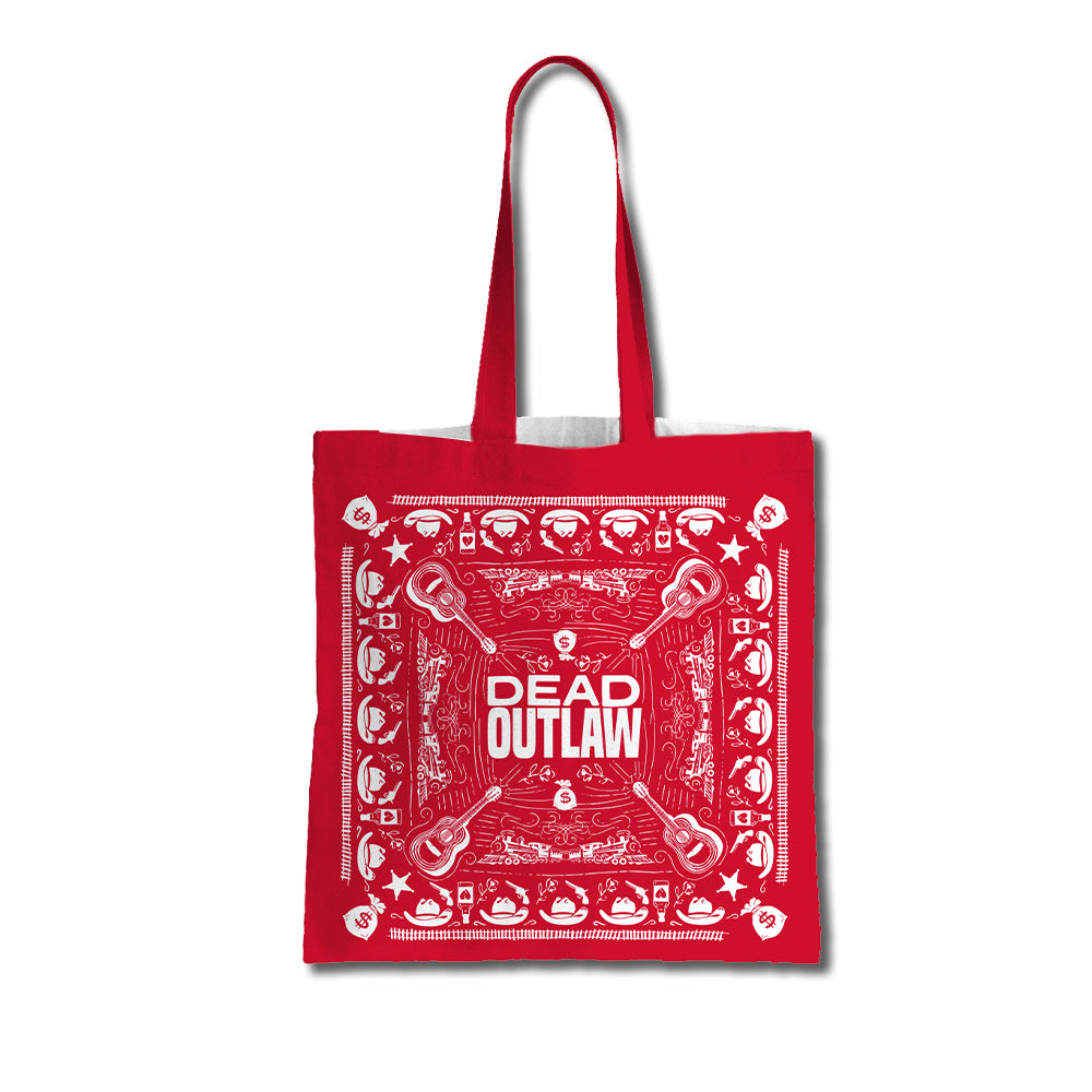 Dead Outlaw Bandana Tote Bag