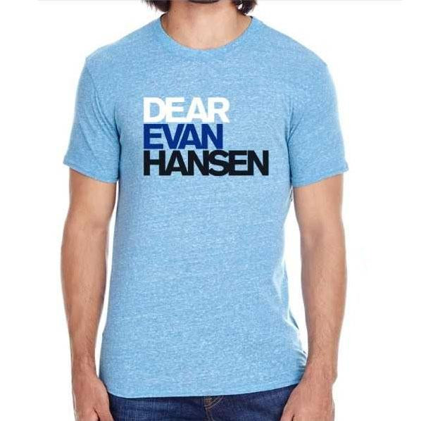 Dear Evan Hansen Unisex Blue Logo Tee – BroadwayWorld