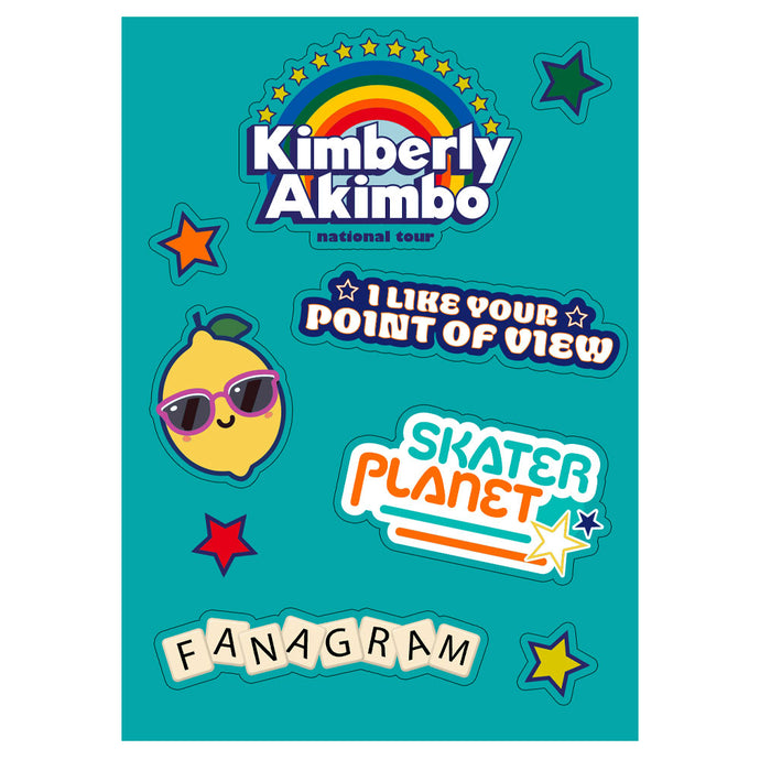 Kimberly Akimbo Sticker Set