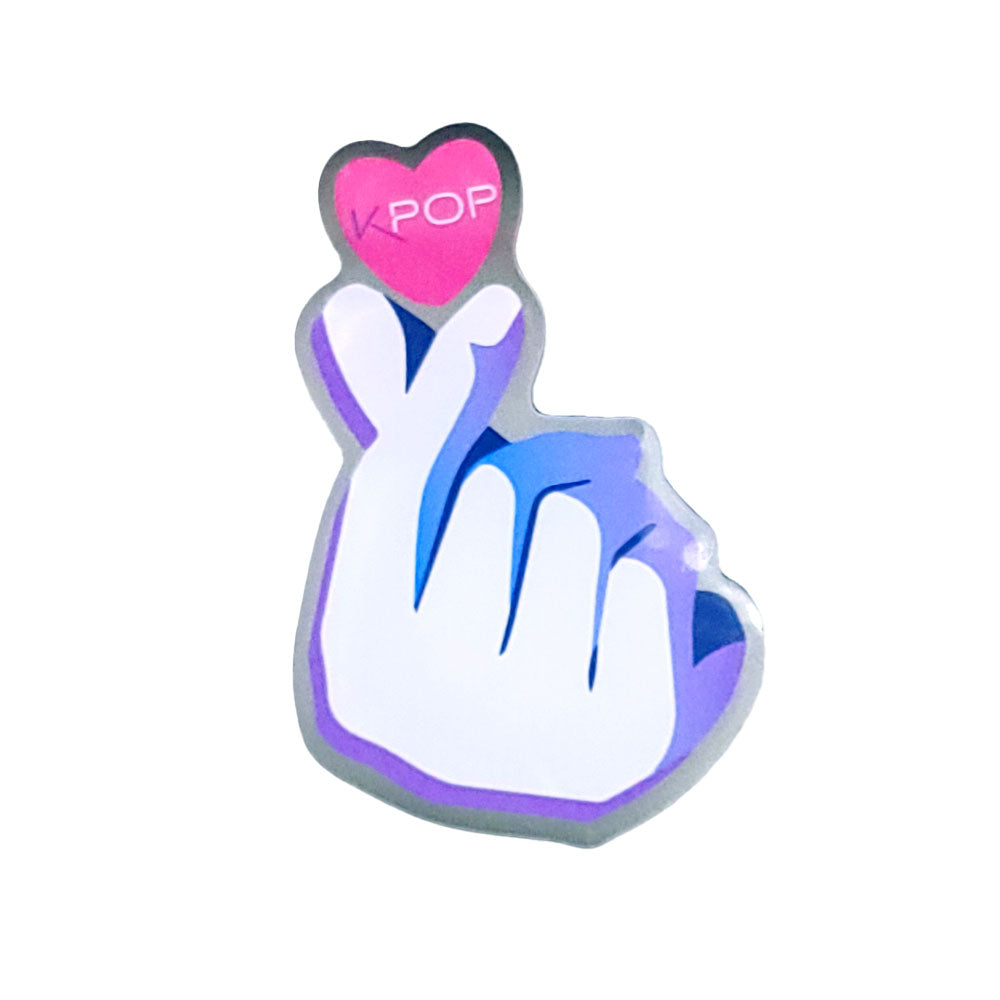 KPOP Heart Acrylic Magnet