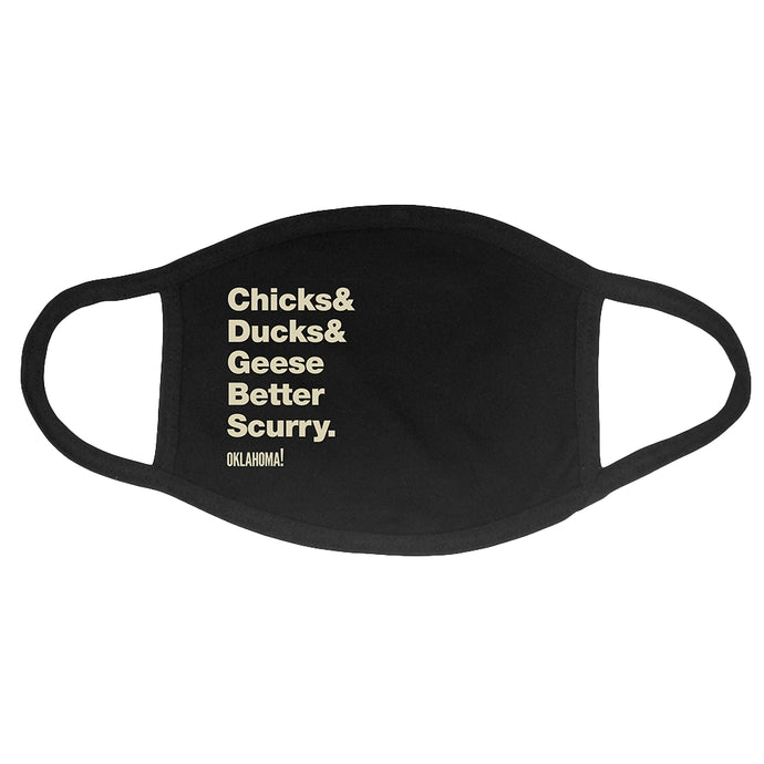 Oklahoma! Chicks Face Mask