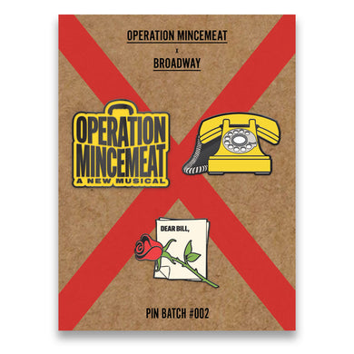 Operation Mincemeat: A New Musical Pin Set