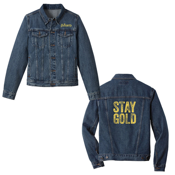 Band of Outsiders Denim Jacket デニム ジャケット Outsiders Unisex Stay Gold Denim Jacket – BroadwayWorld