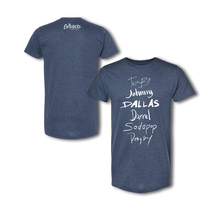 Outsiders Unisex Multi Names Tee
