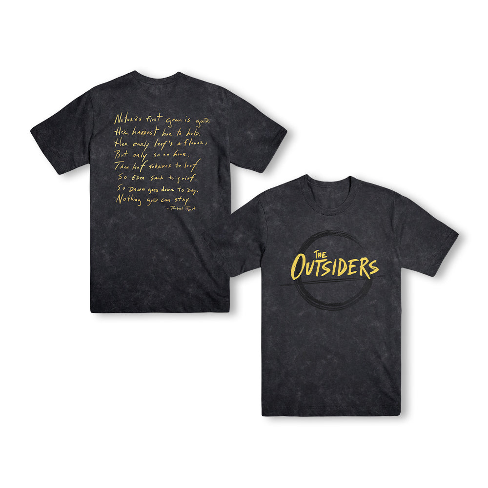 Outsiders Unisex Poem Logo Tee – BroadwayWorld