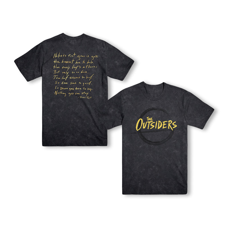 Outsiders Unisex Poem Logo Tee – BroadwayWorld
