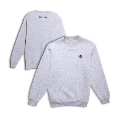 Purpose Unisex Embroidered Bee Pullover