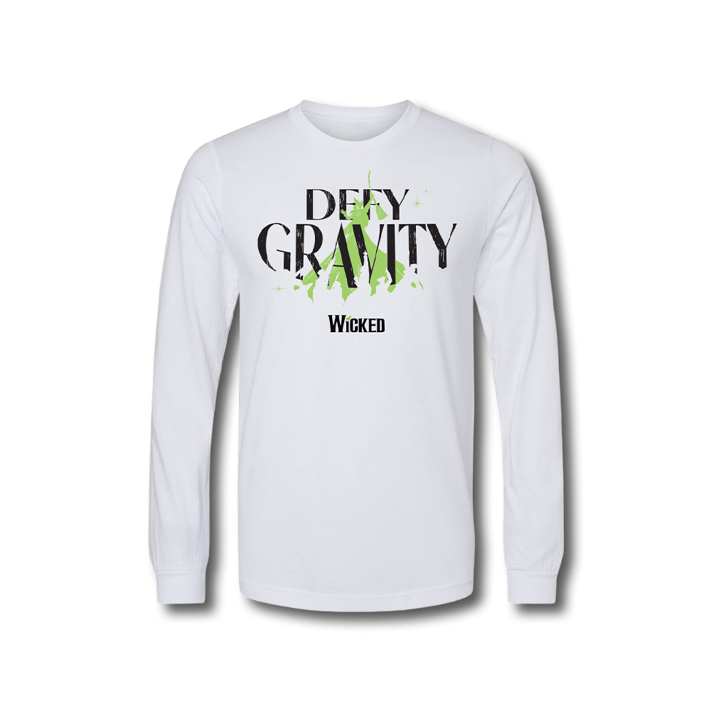 Wicked Unisex Defy Gravity White Long Sleeve