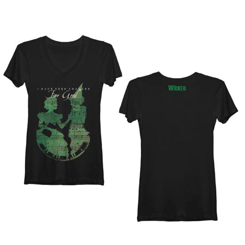 Wicked Women's For Good V-Neck Tee – BroadwayWorld
