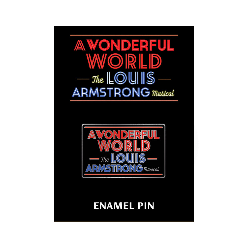 A Wonderful World Broadway Logo Pin