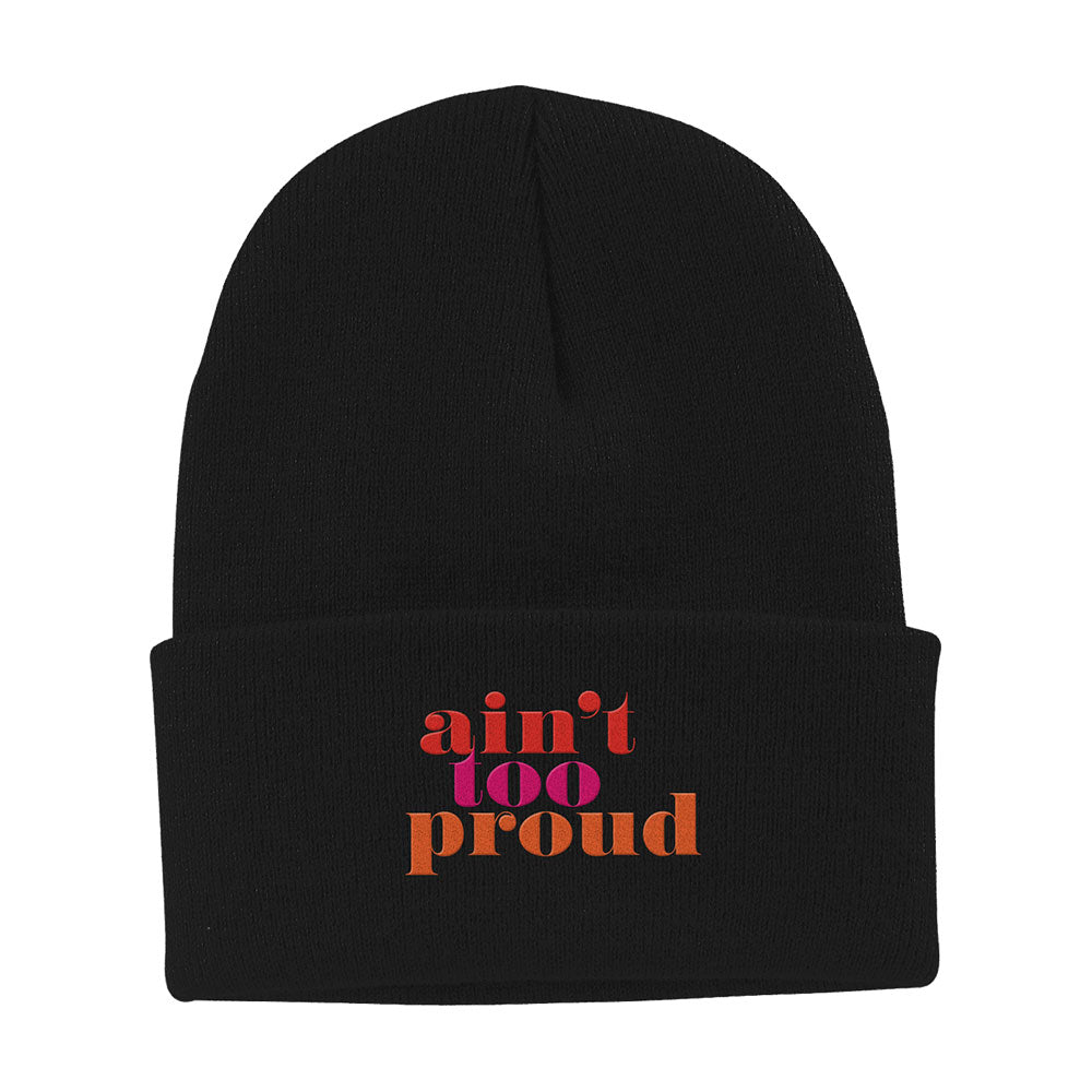 Ain't Too Proud Logo Beanie - BroadwayWorld