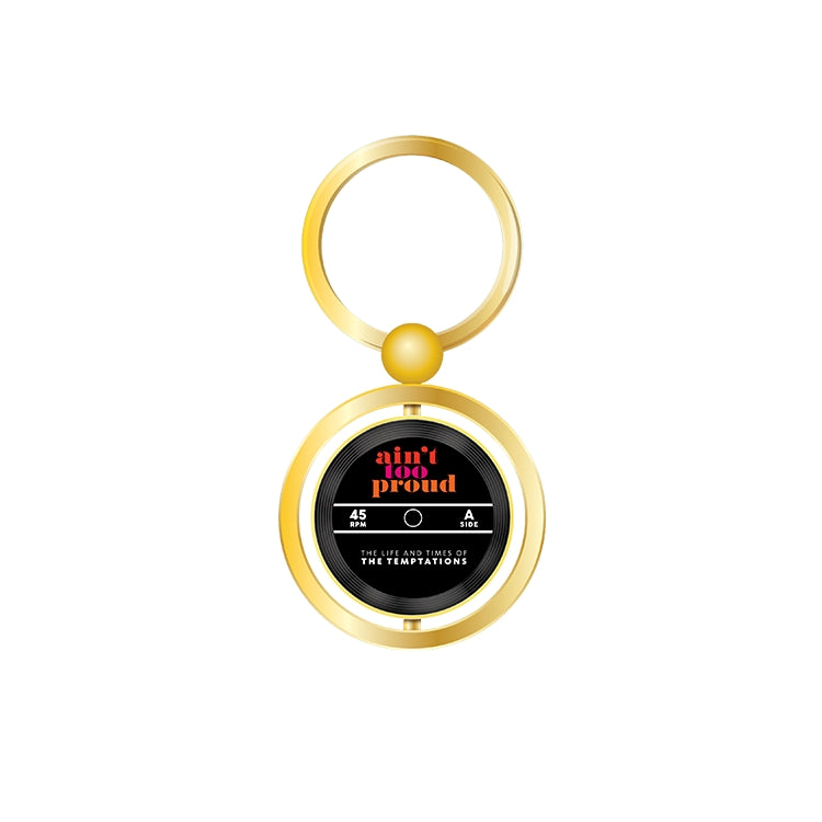 Ain't Too Proud Record Spinner Keychain - BroadwayWorld