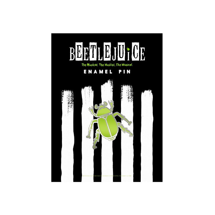 Beetlejuice Beetle Enamel Pin - BroadwayWorld