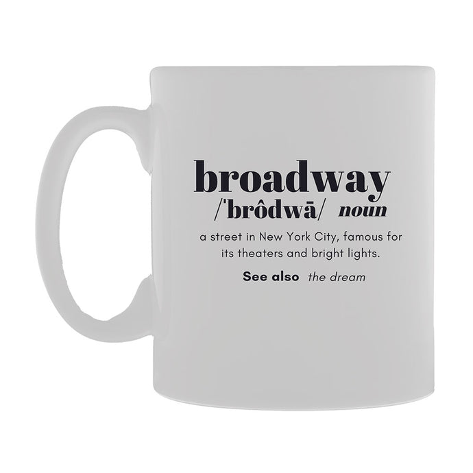 Broadway Definition Mug